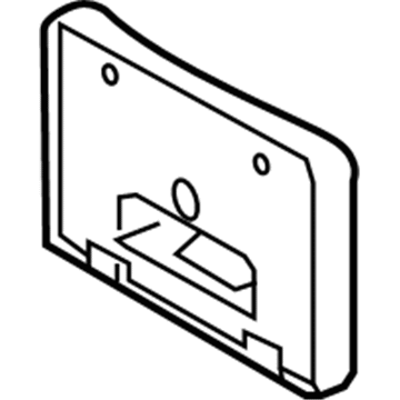 Toyota 52114-02100 License Bracket