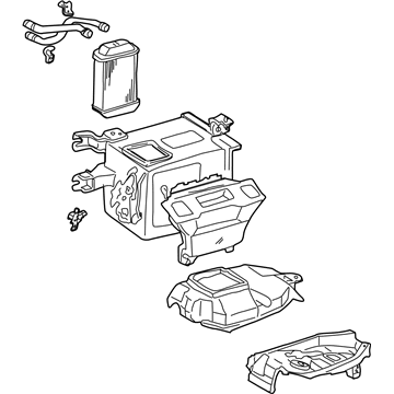 Toyota 87150-08010 Heater Assembly