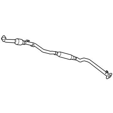 2013 Toyota Matrix Exhaust Pipe - 17420-0D170