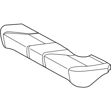 Toyota 71503-0D190 Pad Sub-Assembly, Rear Seat