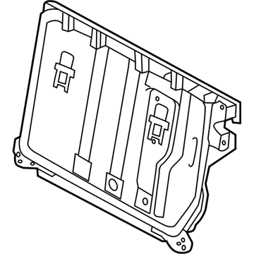 Toyota 71018-0D320 Frame Sub-Assembly, Rear Seat