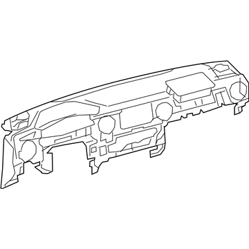 Toyota 55301-04080-C0 Panel Sub-Assembly, Inst