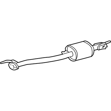 Toyota 17403-07022 Center Exhaust Pipe Assembly