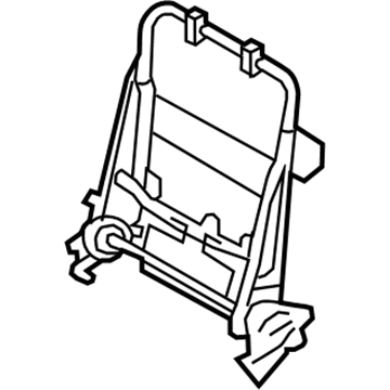 Toyota 71018-0T010 Frame Sub-Assembly, Rear Seat