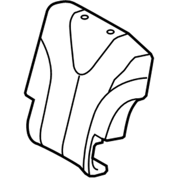 Toyota 71078-0T011-B2 Rear Seat Back Cover, Left (For Separate Type)