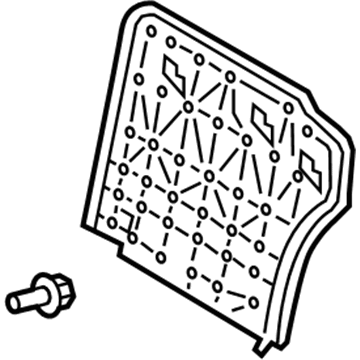 Toyota 71882-0T010-A1 Board, Rear Seat Back