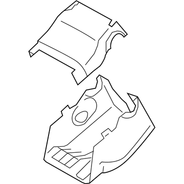 Toyota 45286-0R010-B0 Cover, Steering Column