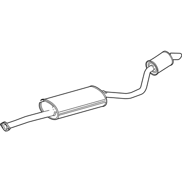 Toyota 17430-0P542 Rear Muffler