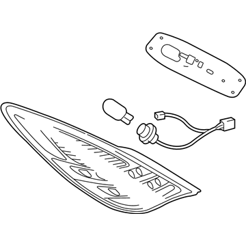 Toyota 81550-06320 Lamp Assy, Rear Combination, RH