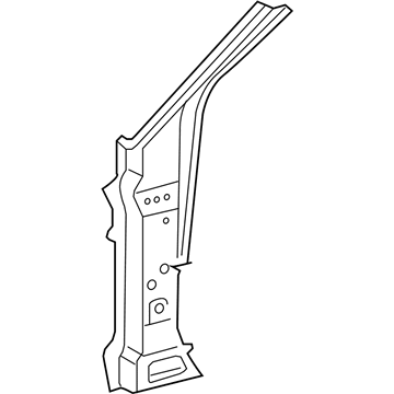 Toyota 61108-04020 Pillar Reinforcement, Lower Passenger Side