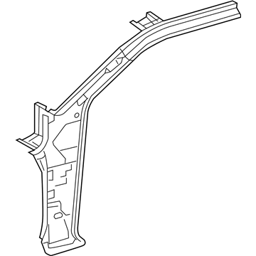 Toyota 61014-04011 Inner Pillar, Driver Side