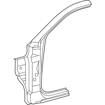 Toyota 61131-04071 Hinge Pillar