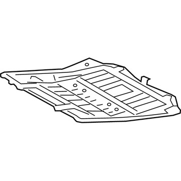 Toyota 51202-50030 Protector, Front Suspension Member, Lower