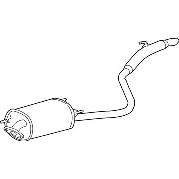 Toyota Sienna Exhaust Pipe - 17430-0P140