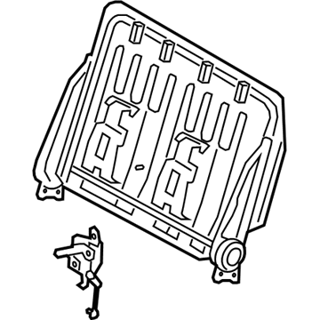 Toyota 79204-08042 Seat Back Frame