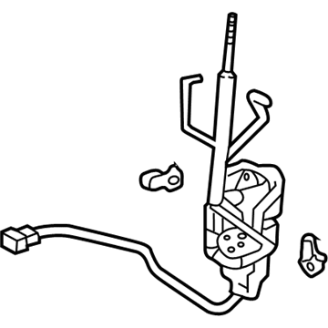 Toyota 69310-02040 Lock Assembly, Passenger Side