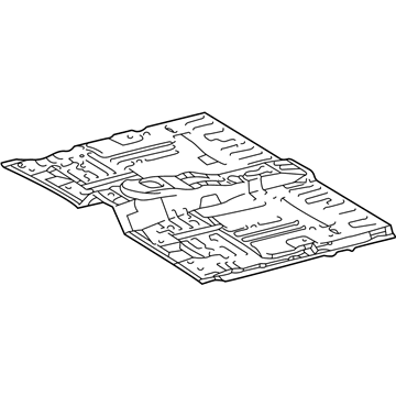 Toyota 58111-0C100 Front Floor Pan