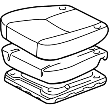 Toyota 71410-AE070-B0 Seat Cushion