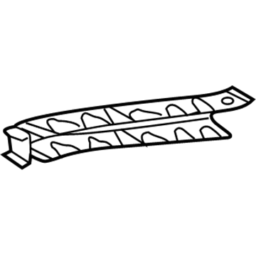 Toyota 57803-08010 Side Rail Reinforcement