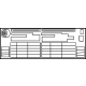 Toyota 42661-47B00 Tire Info Label