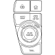 Toyota 84010-42210 Control & Panel Assembly