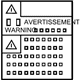 Toyota 82685-76011 Battery Label