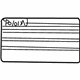 Toyota 11298-50361 Label, Emission Control Information