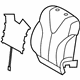 Toyota 71073-06620-E0 Front Seat Back Cover, Right(For Separate Type)