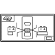 Toyota 288A2-F4021 LABEL, BATTERY LOCAT