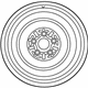 Toyota 42611-75101 Wheel, Disc