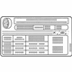 Toyota 42661-WB001 Label, Tire Pressure