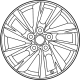 Toyota 42611-06J20 Wheel, Disc