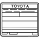 Toyota 11298-37700 Label, Emission Cont