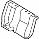 Toyota 71078-0C150-B1 Rear Seat Back Cover, Left (For Separate Type)