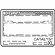 Toyota 11298-75580 Plate, Emission Control Information