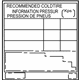 Toyota 42661-04010 Label, Tire Pressure Information