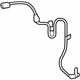 Toyota 89516-48010 Wire, Skid Control Sensor