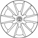 Toyota 42602-52320 Wheel Cover