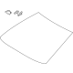 Toyota 56101-3F926 GLASS SUB-ASSY, WIND