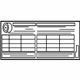 Toyota 42661-35770 Label, Tire Pressure