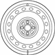 Toyota 42611-74060 Wheel, Disc