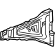 Toyota 61113-06020 Panel Extension, Passenger Side