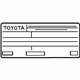 Toyota 11298-0P480 Label, Emission Cont