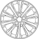 Toyota 42611-0EA11 WHEEL, DISC