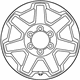 Toyota 42611-35581 Wheel, Disc