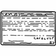 Toyota 11298-28210 Plate, Emission Control Information