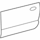 Toyota 67113-0C070 Panel, Rear Door, Outer RH