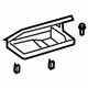 Toyota 55042-35010-B0 Door Sub-Assembly, Instrument Panel Box