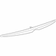 Toyota 76871-06906 Spoiler Sub-Assy, Rear