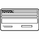 Toyota 11298-21110 Label, Emission Control Information